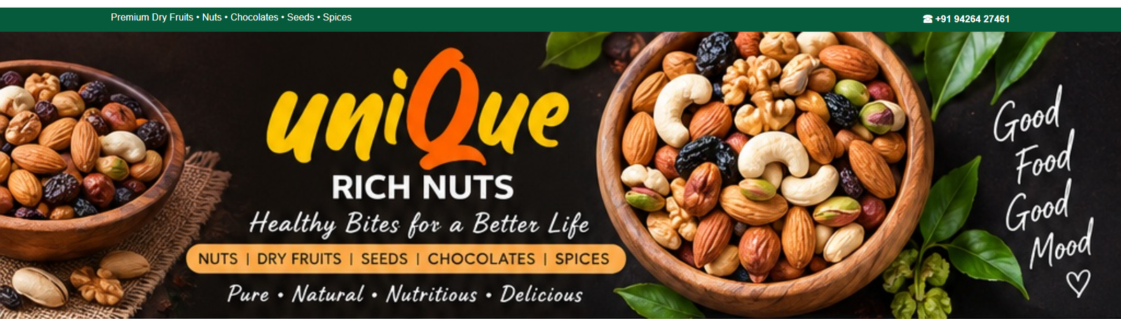 Premium Dry Fruits & Nuts for a Healthy